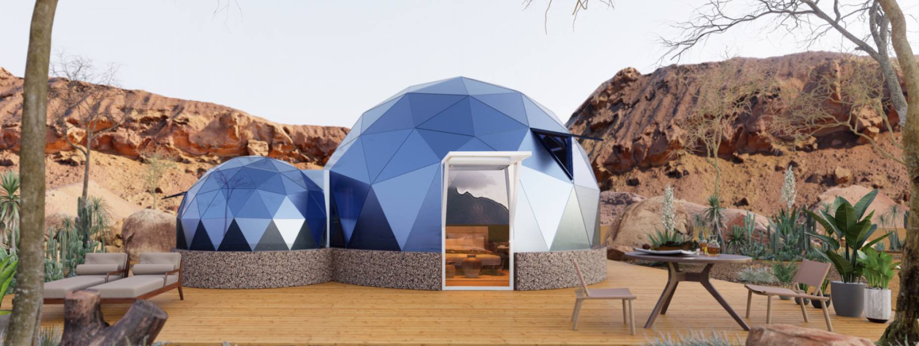 沁水县球形智能光伏玻璃星空房